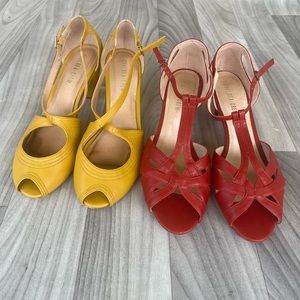 Chelsea crew bundle Nina and Natasha pumps heels size 10 retro vintage